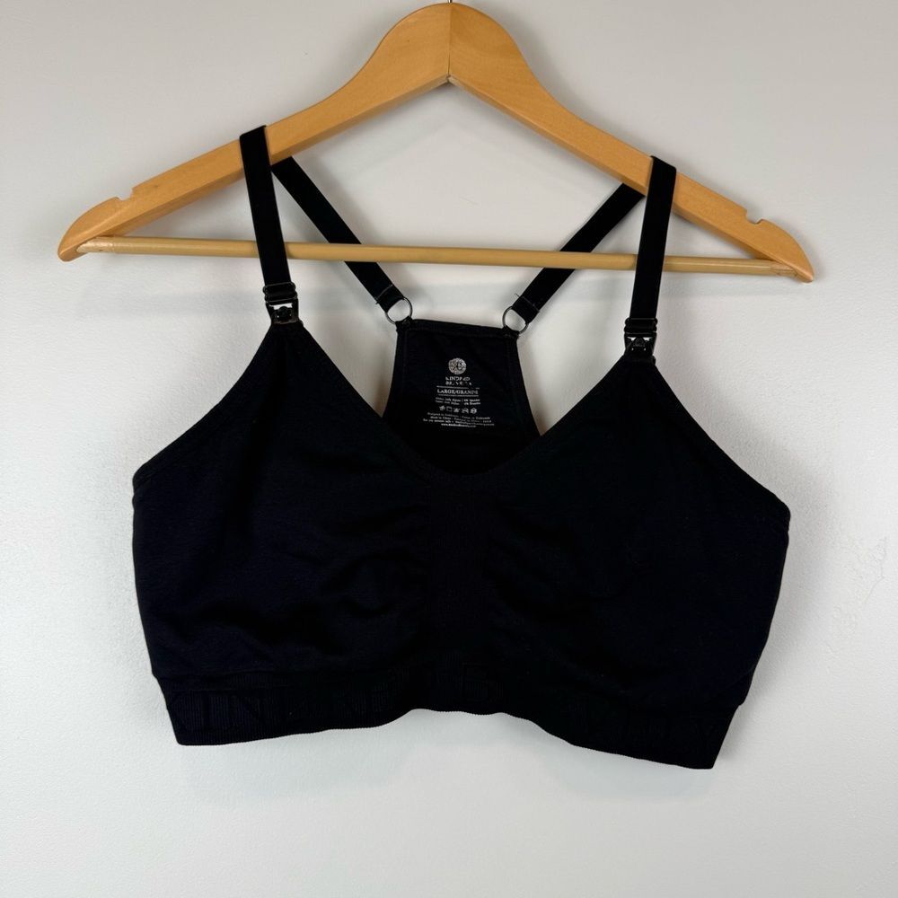 Kindred Bravely Size L Sublime Hands-Free Pumping Nursing Sports Bra Racerback - Picture 6 of 6